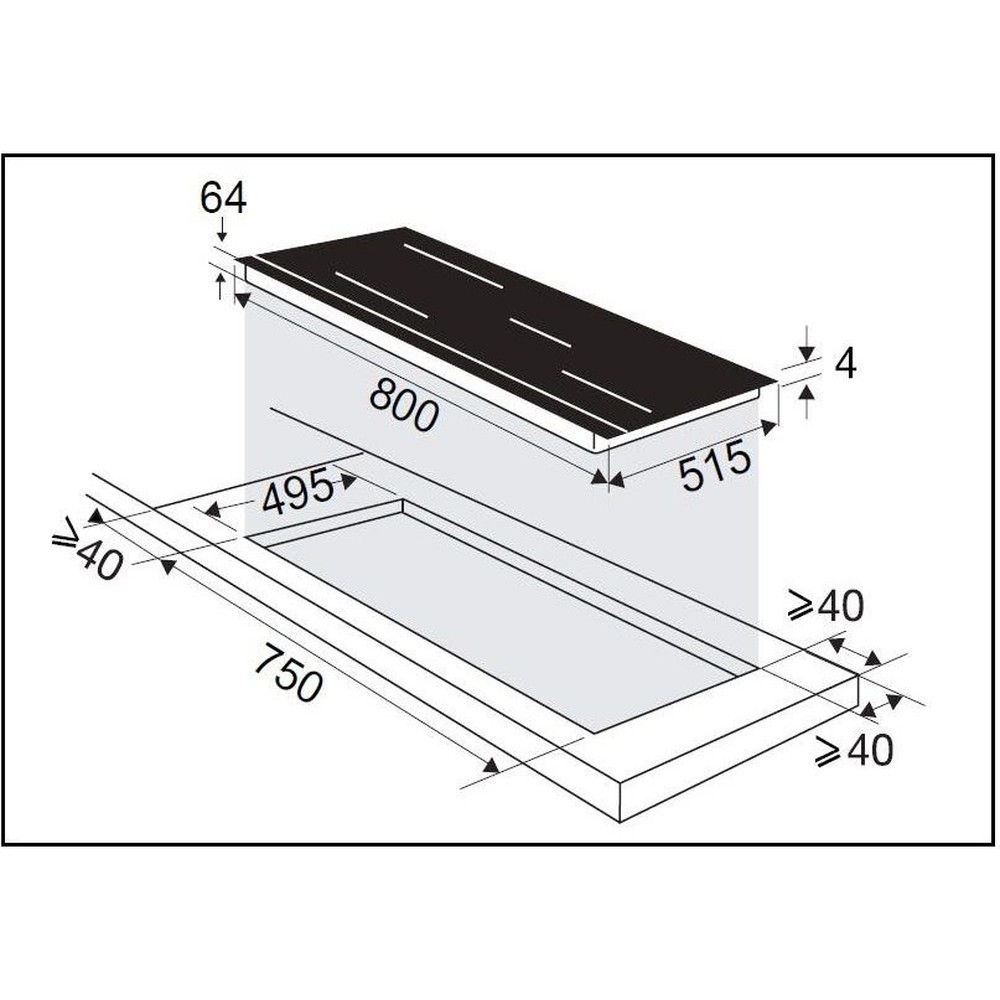 Варильна поверхня De Dietrich DPI4830B - изображение 3